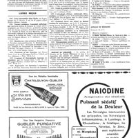 0687 - Page 687 - Livres nouveaux. Leçons choisies de clinique médicale, par le Professeur A. Cardarelli. Vol. 1 : Appareil respiratoire. Appareil cardio-vasculaire. Sang et organes hémolymphopoïétiques, recueillies, groupées et annotées par T. Senise, Naples, 1920 [J. de Léobardy] / Livres reçus / Sommaires des revues. Journal de chirurgie / Annales de médecine