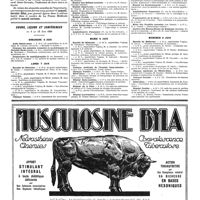 0709 - Page 709 - Cours, leçons et conférences du 6 au 13 juin 1920. Dimanche 6 juin / Lundi 7 juin / Mardi 8 juin / Mercredi 9 juin