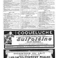 0710 - Page 710 - Cours, leçons et conférences du 6 au 13 juin 1920. Mercredi 9 juin / Jeudi 10 juin / Vendredi 11 juin / Samedi 12 juin