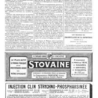 0746 - Page 746 - Le XIVe Congrès français de médecine (Bruxelles, 19-22 mai 1920.) [F. Arloing] / Les mesures de prophylaxie de la diphtérie proposées par la Société de pédiatrie