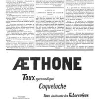 0747 - Page 747 - Les mesures de prophylaxie de la diphtérie proposées par la Société de pédiatrie [G. Schreiber] / A propos de l'Institut privé du radium [Degrais] / Questions médico-militaires. Médecins de colonisation en Algérie