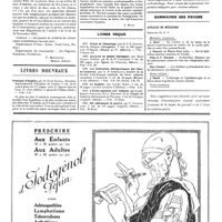 0750 - Page 750 - Questions médico-militaires. Médecins de colonisation en Algérie [P. Bonnette] / Livres nouveaux. Principes d'hygiène, par M. René Martial... (G. Doin, éditeur... Paris)... [L. Rivet] / Livres reçus / Sommaires des revues. Annales de médecine
