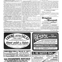 0763 - Page 765 - Nouvelles. Comité d'hygiène mentale / L'hygiène des locaux scolaires / Commission permanente des stations hydrominérales et climatiques / L'allaitement maternel / L'exercice de la médecine en France par les médecins étrangers / Corps de santé militaire / Service de santé de la marine / Corps de santé des troupes coloniales / Les médecins aux Armées. Citations à l'ordre du jour / Renseignements et communiqués (Voir la suite, p. 767.)