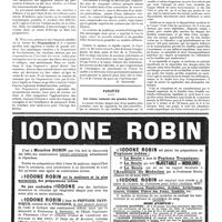 0770 - Page 772 - La Conférence nationale de la ligue contre la mortalité infantile. Paris, 23-24 mai 1920 [G. Schreiber] / Variétés. Une caisse nationale des grandes familles