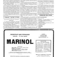 0771 - Page 773 - Variétés. Une caisse nationale des grandes familles / La médecine à travers le monde. Souscription en faveur des universités américaines / Livres nouveaux. Guide pratique de radiographie et de radioscopie, par M. Rechou... (J.-B. Baillière et fils, éditeurs)... / Sommaires des revues. Revue philanthropique