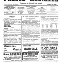 0814 - Page 817 - Sommaire / Les asiles maternels de Paris : leur insuffisance