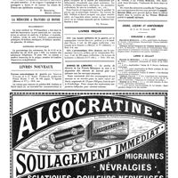 0850 - Page 853 - Questions médico-militaires. Obligations des médecins sanitaires maritimes [P. Bonnette] / La médecine à travers le monde. Williamsbury / Honduras britannique / Livres nouveaux. Travaux neurologiques de guerre, par Georges Guillain et J.-A. Barré. Préface du Professeur Pierre Marie... (Masson et Compagnie.) [Ph. Pagniez] / Livres reçus / Cours, leçons et conférences du 4 au 11 juillet 1920. Dimanche 4 juillet / Lundi 5 juillet