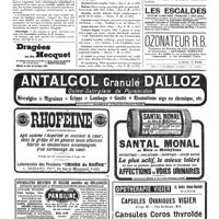0864 - Page 867 - Nouvelles. XXIVe Congrès des médecins aliénistes et neurologistes / Bureau d'hygiène d'Armentières / Nécrologie / Renseignements et communiqués