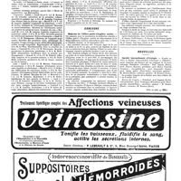0880 - Page 883 - Université de Paris. Hôpital des Enfants-Malades / Concours. Médecins de l'Office public d'hygiène sociale / Nouvelles. Société internationale d'urologie (Voir la suite, p. 885.)