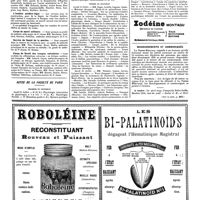 0882 - Page 885 - Nouvelles. Société internationale d'urologie / Commission d'hygiène industrielle / L'Institut médico-légal / Corps de santé militaire / Service de santé de la marine / Corps de santé des troupes coloniales / Actes de la Faculté de Paris / Renseignements et communiqués (Voir la suite, p. 887.)