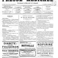 0886 - Page 889 - Sommaire / Contrôle graphique du travail musculaire en thérapeutique