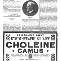 0889 - Page 892 - Contrôle graphique du travail musculaire en thérapeutique [Henri Dausset] / Bucquoy (1829-1920) [Nécrologie]