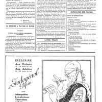 0900 - Page 903 - Questions médico-militaires. Les maladies contagieuses pendant la guerre [P. Bonnette] / La médecine à travers le monde. Pologne / Livres nouveaux. Ideas actuales sobre etiopatogenia y tratamiento de las ilamadas epilepsias esenciales, par Carlos A. Bambarén... (Sammarti y Cia, éditeurs, Lima, 1920) [P. Hartenberg] / Livres reçus / Sommaires des revues. Revue de stomatologie