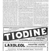 0904 - Page 907 - Nouvelles. Les médecins morts pour la patrie / Caisse nationale des retraites / Retraites pour ancienneté / La nomination des étudiants comme médecins aides-majors / La détention des produits stupéfiants / Corps de santé militaire (Voir la suite, p. 909.)