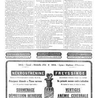 0916 - Page 919 - La médecine à travers le monde. Japon / Questions médico-militaires. Transport et inhumation des militaires décédés sous les drapeaux