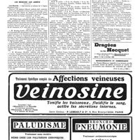 0926 - Page 929 - Nouvelles. Corps de santé des troupes coloniales / Les médecins aux Armées. Les décorés / Actes de la Faculté de Paris / Renseignements et communiqués (Voir la suite, p. 931.)