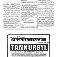 0952 - Page 955 - Nouvelles. Institut international d'anthropologie / Monument Brisseau (de Tournai) / Corps de santé militaire / Service de santé de la marine / Corps de santé des troupes coloniales / Etranger / Istituto Ortopedico Rizzoli in Bologna / Les médecins aux Armées. Les décorés (Voir la suite, p. 957.)