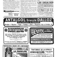 1008 - Page 1011 - Nouvelles. Distinctions honorifiques / Les cours de vacances dans les Facultés de médecine / Renseignements et communiqués