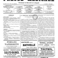 1010 - Page 1013 - Sommaire / La chirurgie orthopédique et réparatrice