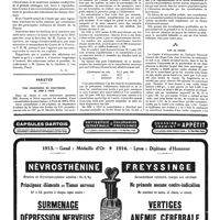 1015 - Page 1018 - Les médecins et les stations d'eaux minérales françaises / Variétés. Une consultation de nourrissons de 1898 à 1918