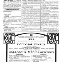 1045 - Page 1048 - Livres reçus / Sommaires des revues. Revue neurologique / Avis et renseignements / Université de Paris. Ecole de puériculture de la Faculté de médecine de Paris