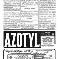 1046 - Page 1049 - Université de Paris. Ecole de puériculture de la Faculté de médecine de Paris / Clinique médicale de l'hôpital Cochin / Faculté de médecine / Hôpitaux et hospices. Hôpital Saint-Antoine / Concours. Hôtel-Dieu d'Orléans (Voir la suite, p. 1051.)