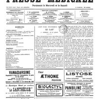 1054 - Page 1057 - Sommaire / Coup d'oeil d'ensemble sur le lait : l'«harmonie» de ce liquide