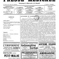 1074 - Page 1077 - Sommaire / Alcoolisme et falsification