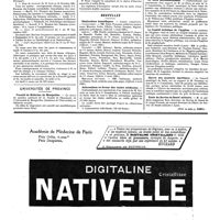 1076 - Page 1079 - Université de Paris. Clinique d'accouchements et de gynécologie Tarnier / Universités de Province. Faculté de médecine de Montpellier / Concours. Faculté de médecine de Montpellier / Nouvelles. Distinctions honorifiques / Subventions en faveur des études médicales / La lutte antituberculeuse / Le Comité technique de l'hygiène / Oeuvre des sanatoria maritimes / Ecole du service de santé militaire (Voir la suite, p. 1083.)