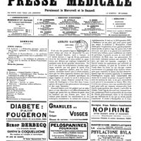 1102 - Page 1105 - Sommaire / Armand Gautier (1837-1920) [Nécrologie]