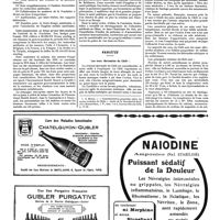 1116 - Page 1119 - La Fondation Rockefeller / Variétés. Les eaux thermales du Chili