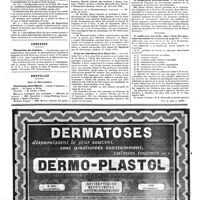 1122 - Page 1125 - Hôpitaux et hospices. Hospices civils de Lyon / Concours. Pharmacien des hôpitaux / Nouvelles. Paris et départements. Distinctions honorifiques / Ecole des infirmières de la Salpêtrière / Les conditions hygiéniques du travail dans l'air comprimé / La prophylaxie antivénérienne / Etranger. 4e Conférence interalliée pour l'étude des questions intéressant les invalides de la guerre (Voir la suite, p. 1127.)