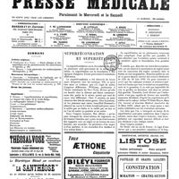 1126 - Page 1129 - Sommaire / Superfécondation et superfétation