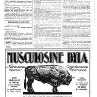 1138 - Page 1141 - Livres reçus / Sommaires des revues. Archives des maladies de l'appareil digestif / Avis et renseignements / Université de Paris. Aménagement de l'hôpital brésilien / Ecole de puériculture