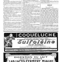 1139 - Page 1142 - Université de Paris. Ecole de puériculture / Concours. Hospices civils de Rouen / Nouvelles. Paris et départements. Distinctions honorifiques / IIe Congrès français d'orthopédie