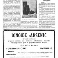1159 - Page 1162 - Technique pratique. Sphygmomanomètre à mercure clinique [Pierre Nadaud] / Correspondance