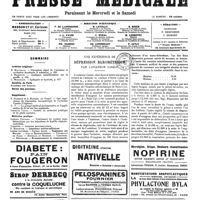 1174 - Page 1177 - Sommaire / Une expérience de dépression barométrique par l'aviateur Casale