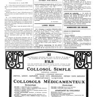 1189 - Page 1192 - Questions médico-militaires. Avancement dans l'armée / Sursitaires de la classe 1918 [P. Bonnette] / Livres nouveaux. Conseils pratiques aux jeunes mères, par M. Pierre Ménard... (Bernard Grasset, éditeur, Paris).. [G. Schreiber] / Livres reçus / Sommaires des revues. Annales de dermatologie