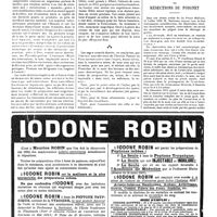 1201 - Page 1204 - L'infection bacillaire et la tuberculose chez l'homme et chez les animaux [M. Letulle] / A propos des résultats éloignés des résections du poignet