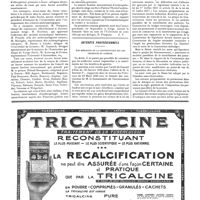 1231 - Page 1234 - L'institut international anthropologique / Intérêts professionnels. Les médecins et la contribution sur les bénéfices de guerre