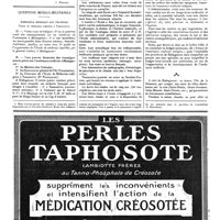 1254 - Page 1257 - Orthopédie pratique. La prothèse fonctionnelle du triceps fémoral [J. Privat] / Questions médico-militaires. Assistance médicale au Colonies. Ecole de médecine indigène à Tananarive