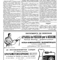 1283 - Page 1286 - Université de Paris. Création d'un musée de neurologie / Hôpitaux et hospices. Hôpital Saint-Antoine / Chirurgie infantile et orthopédie / Association médicale d'enseignement des hôpitaux de Paris / Concours. Externat (Voir la suite, p. 1287.)