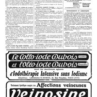 1286 - Page 1289 - Nouvelles. Remplacements médicaux / Inauguration d'un sanatorium marin / Les soins médicaux aux victimes de la guerre / Corps de santé militaire / Service de santé de la marine / Corps de santé des troupes coloniales / Nécrologie. [M. Armand Bach] / Etranger. Hydrologie, Climatologie et Thérapie physique / Association espagnole d'urologie / IIIe Congrès italien de radiologie / Faculté de médecine de Valladolid / Monument Brisseau / Un nouvel hôpital / Société pour le progrès des sciences / Un centenaire / Nécrologie. [Cicero Ferreira] / Renseignements et communiqués (Voir la suite, p. 1291.)