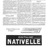 1292 - Page 1295 - Universités de Province. Faculté de médecine de Bordeaux / Faculté de médecine de Lyon / Faculté de médecine de Montpellier / Faculté de médecine de Nancy / Hôpitaux et hospices. Hôpital Saint-Louis / Radiologie médicale / Hôpitaux de Rouen / Concours. Externat / Nouvelles. Distinctions honorifiques / Nomination / Association des membres du corps enseignant des Facultés de médecine / Ier Congrès professionnel des médecins et chirurgiens des hôpitaux (Voir la suite, p. 1299.)