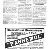 1311 - Page 1314 - Cours, leçons et conférences du 4 au 9 octobre 1920. Vendredi 8 octobre / Samedi 9 octobre / Université de Paris. Clinique médicale de l'hôpital Saint-Antoine / Université de Province. Ecole de médecine de Rouen / Hôpitaux et hospices. Hôpital Saint-Antoine / Association d'enseignement médical des hôpitaux de Paris