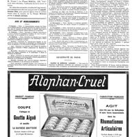 1332 - Page 1335 - Avis et renseignements / Université de Paris. Institut de médecine coloniale