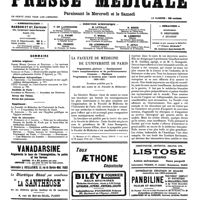 1342 - Page 1345 - Sommaire / La Faculté de médecine de l'Université de Paris
