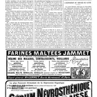 1343 - Page 1346 - La Faculté de médecine de l'Université de Paris / L'exposition du service de santé