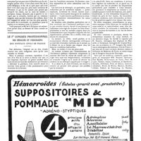1372 - Page 1375 - Rapport de M. J.-L. Faure / Le Ier Congrès professionnel des médecins et chirurgiens des hôpitaux civils de France