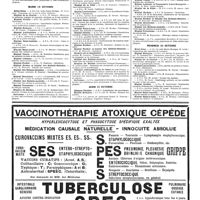 1383 - Page 1386 - Cours, leçons et conférences du 18 au 23 octobre 1920. Lundi 18 octobre / Mardi 19 octobre / Mercredi 20 octobre / Jeudi 21 octobre / Vendredi 22 octobre